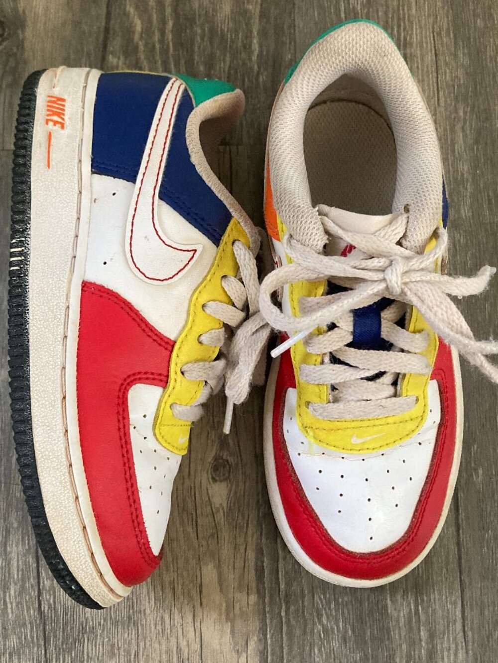 Nike Air Force 1 Low '07 LV8 "Rubik's Cube" Little Kid Size 12